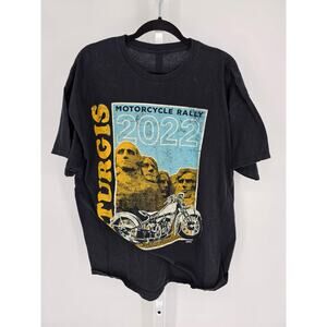 RPG Sturgis Motorcycle Rally 2022 Short Sleeve T Shirt Mt Rushmore Graphic XL